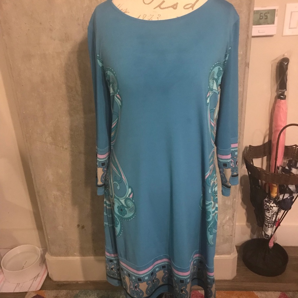Blue long sleeve Michael Kors Dress